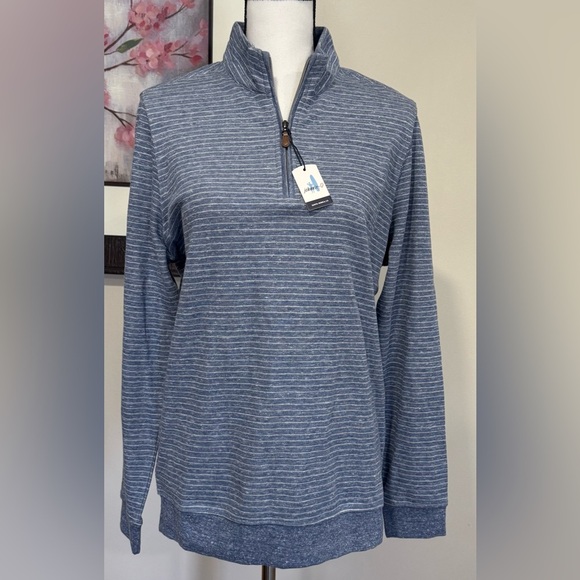 johnnie-O Other - Jonnie-O 1/4 Zip Striped Pull Over